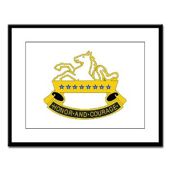 1S8CR - M01 - 02 - DUI - 1st Squadron - 8th Cavalry Regiment - Large Framed Print - Click Image to Close