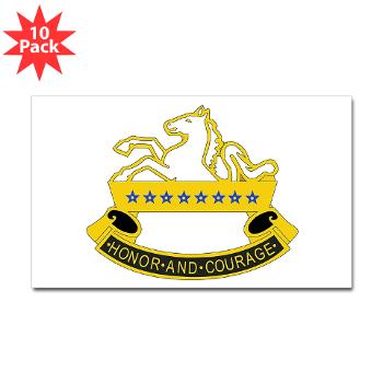 1S8CR - M01 - 01 - DUI - 1st Squadron - 8th Cavalry Regiment - Sticker (Rectangle 10 pk)