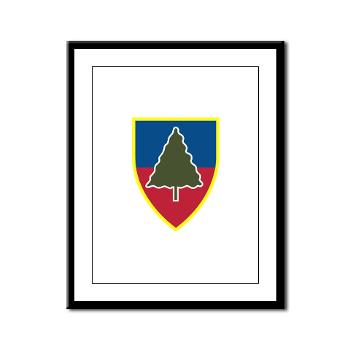 1S91IR - M01 - 02 - 1st Squadron 91st Infantry Regiment with Text - Framed Panel Print