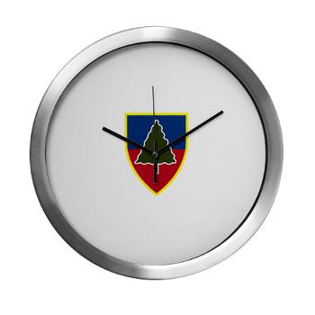 1S91IR - M01 - 03 - 1st Squadron 91st Infantry Regiment with Text - Modern Wall Clock