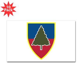 1S91IR - M01 - 01 - 1st Squadron 91st Infantry Regiment with Text - Sticker (Rectangle 10 pk)