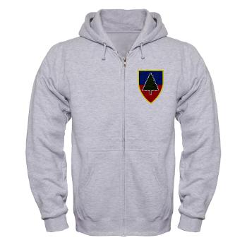 1S91IR - A01 - 03 - 1st Squadron 91st Infantry Regiment with Text - Zip Hoodie