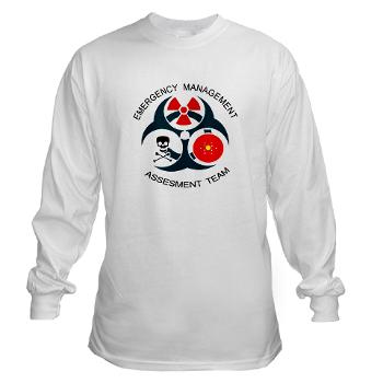 EMAT - A01 - 03 - Emergency Management Assessment Team with Text - Long Sleeve T-Shirt - Click Image to Close