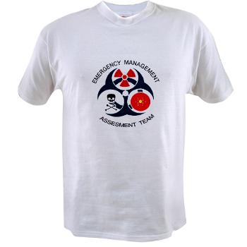 EMAT - A01 - 04 - Emergency Management Assessment Team with Text - Value T-Shirt