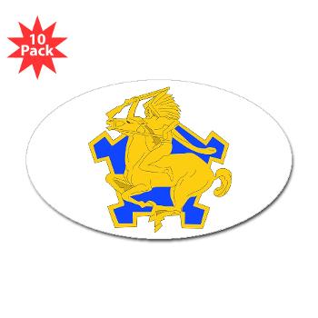 1S9CR - M01 - 01 - DUI - 1st Squadron - 9th Cavalry Regiment - Sticker (Oval 10 pk)