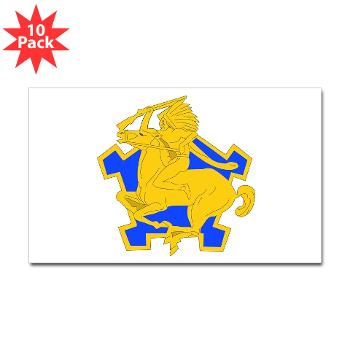 1S9CR - M01 - 01 - DUI - 1st Squadron - 9th Cavalry Regiment - Sticker (Rectangle 10 pk)