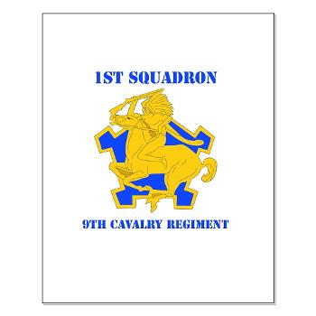 1S9CR - M01 - 02 - DUI - 1st Squadron - 9th Cavalry Regiment with Text - Small Poster - Click Image to Close