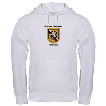 1SFGA - A01 - 03 - DUI - 1st Special Forces Group (Airborne) with Text - Hooded Sweatshirt