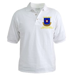 1s409rc - A01 - 04 - DUI - 1st Squadron - 409th Regiment (CAV)(TS) with Text Golf Shirt
