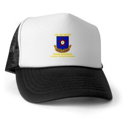 1s409rc - A01 - 02 - DUI - 1st Squadron - 409th Regiment (CAV)(TS) with Text Trucker Hat