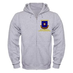 1s409rc - A01 - 03 - DUI - 1st Squadron - 409th Regiment (CAV)(TS) with Text Zip Hoodie