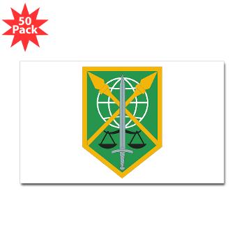 200MPC - M01 - 01 - 200th Military Police Command - Sticker (Rectangle 50 pk)