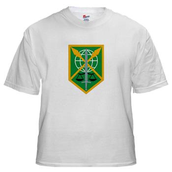 200MPC - A01 - 04 - 200th Military Police Command - White T-Shirt - Click Image to Close