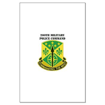 200MPC - M01 - 02 - 200th Military Police Command with Text - Large Poster - Click Image to Close