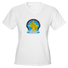 201BFSB - A01 - 04 - DUI - 201st Battlefield Surveillance Brigade Women's V-Neck T-Shirt