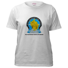 201BFSB - A01 - 04 - DUI - 201st Battlefield Surveillance Brigade with Text Women's T-Shirt