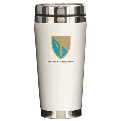 201BFSB - M01 - 03 - SSI - 201st Battlefield Surveillance Brigade with Text Ceramic Travel Mug