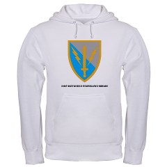 201BFSB - A01 - 03 - SSI - 201st Battlefield Surveillance Brigade with Text Hooded Sweatshirt