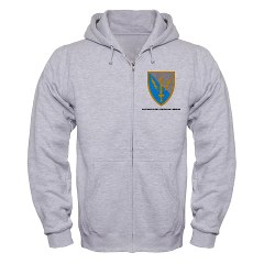 201BFSB - A01 - 03 - SSI - 201st Battlefield Surveillance Brigade with Text Zip Hoodie - Click Image to Close