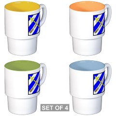 203BSB - M01 - 03 - DUI - 203rd Brigade Support Battalion - Stackable Mug Set (4 mugs)