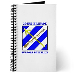 203BSB - M01 - 02 - DUI - 203rd Brigade Support Battalion with Text Journal