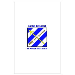 203BSB - M01 - 02 - DUI - 203rd Brigade Support Battalion with Text Large Poster