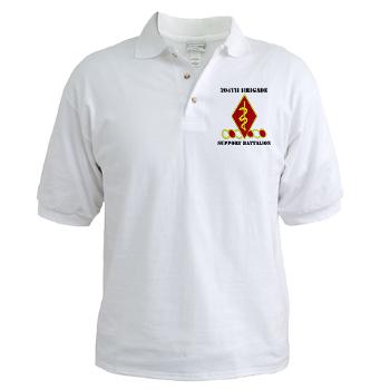 204BSB - A01 - 04 - DUI - 204th Bde - Support Bn with Text Golf Shirt - Click Image to Close