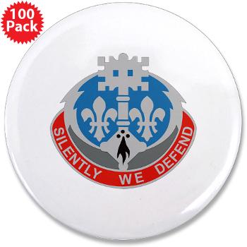 204MIB - M01 - 01 - DUI - 204th Military Intelligence Battalion - 3.5" Button (100 pack) - Click Image to Close