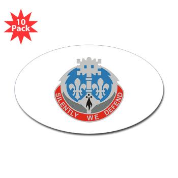 204MIB - M01 - 01 - DUI - 204th Military Intelligence Battalion - Sticker (Oval 10 pk)