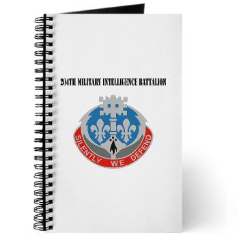 204MIB - M01 - 02 - DUI - 204th Military Intelligence Battalion with Text - Journal