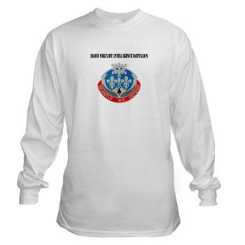 204MIB - A01 - 03 - DUI - 204th Military Intelligence Battalion with Text - Long Sleeve T-Shirt