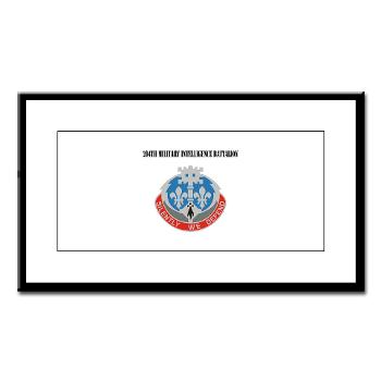 204MIB - M01 - 02 - DUI - 204th Military Intelligence Battalion with Text - Small Framed Print