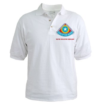 205IB - A01 - 04 - DUI - 205th Infantry Brigade with Text Golf Shirt