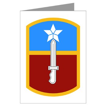 205IB - M01 - 02 - SSI - 205th Infantry Brigade Greeting Cards (Pk of 10) - Click Image to Close