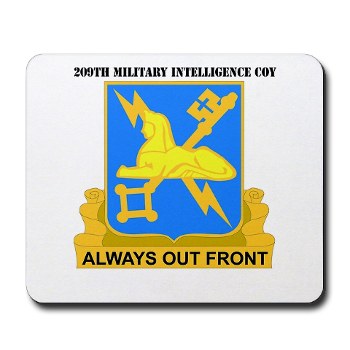 209MIC - M01 - 03 - DUI - 209th Military Intelligence Coy with text - Mousepad