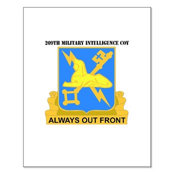 209MIC - M01 - 02 - DUI - 209th Military Intelligence Coy with text - Small Poster