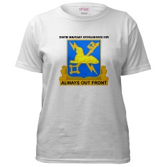 209MIC - A01 - 04 - DUI - 209th Military Intelligence Coy with text - Women's T-Shirt