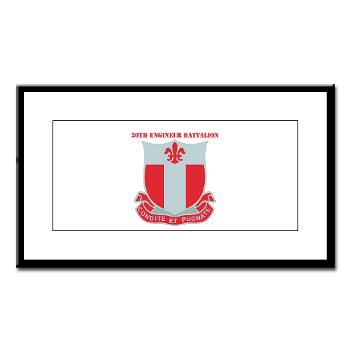 20EB - M01 - 02 - DUI - 20th Engineer Bn with Text - Small Framed Print - Click Image to Close