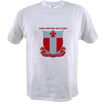 20EB - A01 - 04 - DUI - 20th Engineer Bn with Text - Value T-shirt