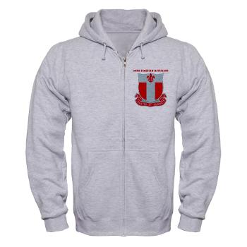 20EB - A01 - 03 - DUI - 20th Engineer Bn with Text - Zip Hoodie