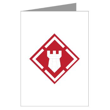 20EBA - M01 - 02 - SSI - 20th Engineer Brigade (Abn) - Greeting Cards (Pk of 10) - Click Image to Close