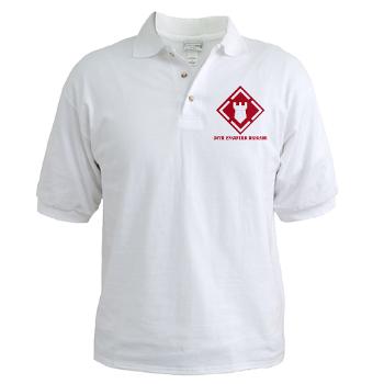 20EBA - A01 - 04 - SSI - 20th Engineer Brigade (Abn) with Text - Golf Shirt