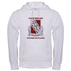 210BSB - A01 - 03 - DUI - 210th Bde - Support Bn with Text Hooded Sweatshirt
