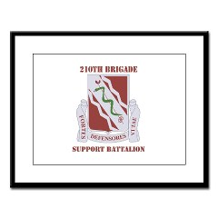 210BSB - M01 - 02 - DUI - 210th Bde - Support Bn Large Framed Print