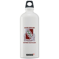210BSB - M01 - 03 - DUI - 210th Bde - Support Bn with Text Sigg Water Bottle 1.0L