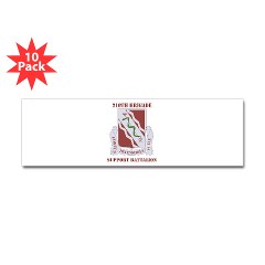 210BSB - M01 - 01 - DUI - 210th Bde - Support Bn with Text Sticker (Bumper 10 pk) - Click Image to Close