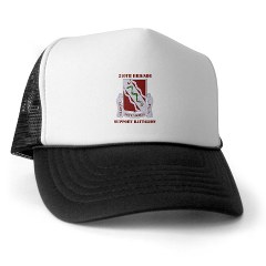 210BSB - A01 - 02 - DUI - 210th Bde - Support Bn with Text Trucker Hat