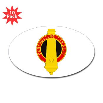 210FB - M01 - 01 - DUI - 210th Fires Bde Sticker (Oval 10 pk) - Click Image to Close