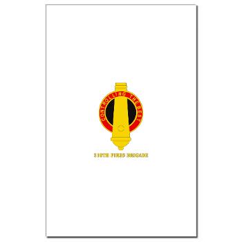 210FB - M01 - 02 - DUI - 210th Fires Bde with Text Mini Poster Print