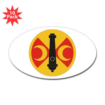 210FB - M01 - 01 - SSI - 210th Fires Bde Sticker (Oval 10 pk) - Click Image to Close